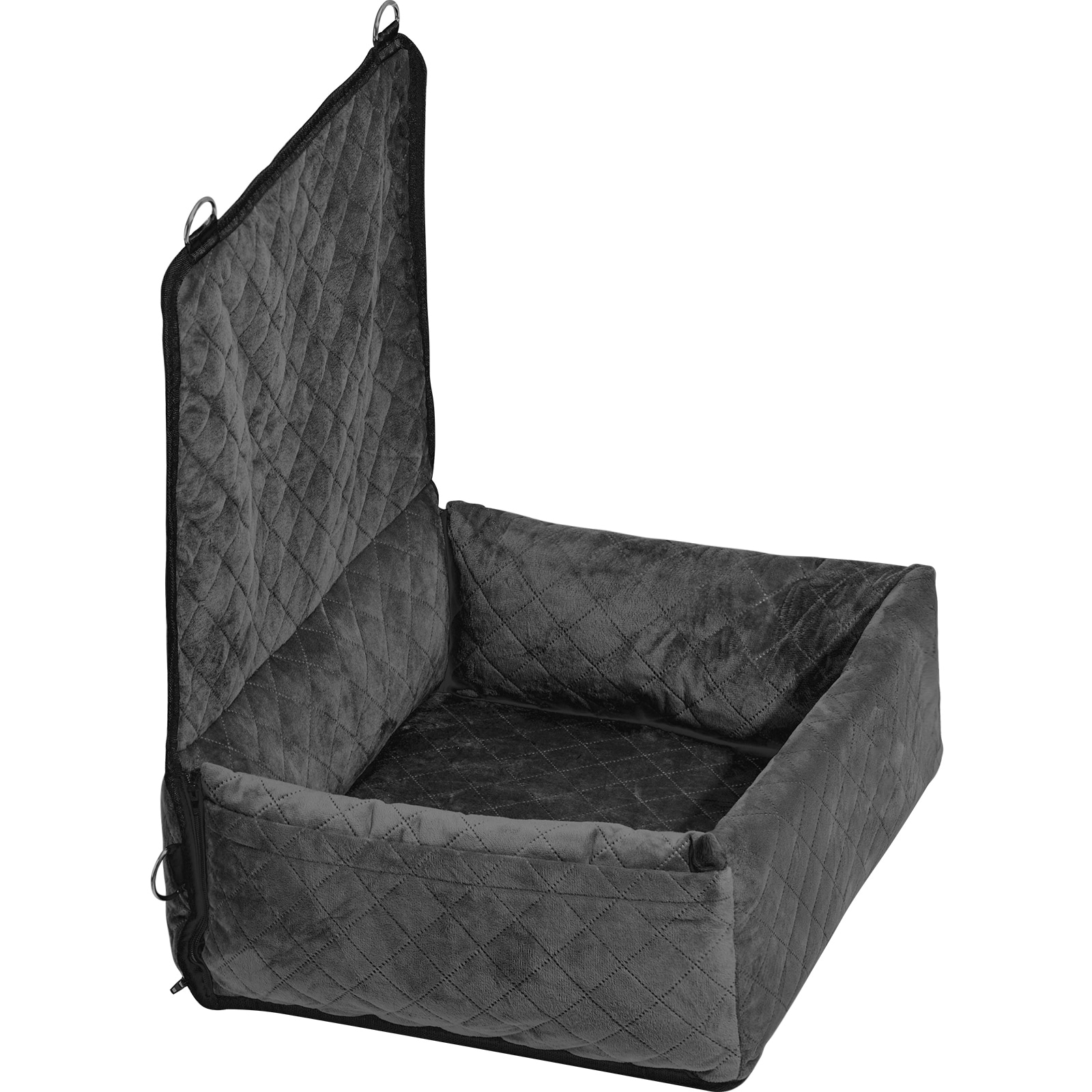 Dog Booster Car Seat For Small And Medium Dogs Comfortable Travel_voghion.com